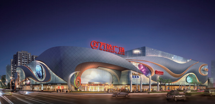 桂林高新萬達大商業(yè)室內(nèi)步行街